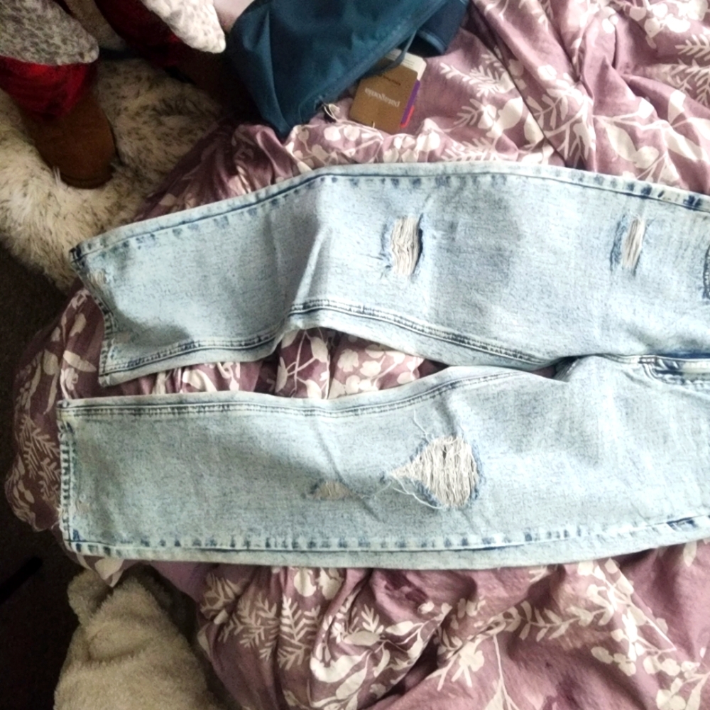 Venus high rise non stretch stonewashed size 2